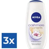 Nivea Douche Cashmere Moments 250ml - Voordeelverpakking 3 stuks