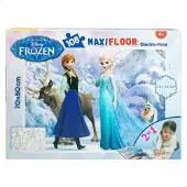 Lisciani - Frozen Anna & Elsa - Double face - Puzzel Maxifloor - 108 stukjes