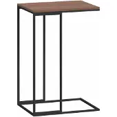 vidaXL Bijzettafel 40x30x59 cm bewerkt hout zwart