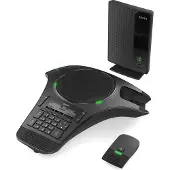 Snom C620 conferentietelefoon met 2 draadloze microfoons, Conferentieapparaten, Zwart