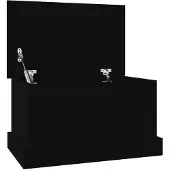 vidaXL Opbergbox 50x30x28 cm bewerkt hout zwart