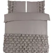 Dreamhouse Dekbedovertrek Cyprus Taupe Percal-200 x 200 / 220 cm | 2-Persoons