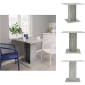 vidaXL Eettafel, betonkleur, 80x80x75 cm, houtvezel - Eettafels