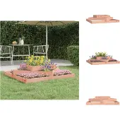 vidaXL Plantenbak 112x112x27 cm massief douglashout