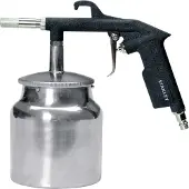 Fatmax Zandstraalpistool met Reservoir 156063XSTN- Reservoir 1L - voor Compressor - Max. 8Bar - 300L/Min - Staal - Zilver