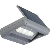 Lutec 6914401000 Mini Ledspot Solar Led Wandlamp Voor Buiten Zilvergrijs