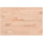 vidaXL Tafelblad rechthoekig 60x40x1,5 cm massief beukenhout