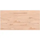 vidaXL Tafelblad rechthoekig 100x50x4 cm massief beukenhout