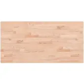 vidaXL Tafelblad rechthoekig 100x50x2,5 cm massief beukenhout