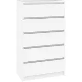 vidaXL Ladekast 60x36x103 cm bewerkt hout wit
