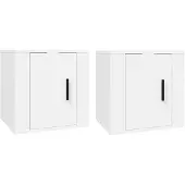 vidaXL Tv-wandmeubels 2st 40x34,5x40 cm wit