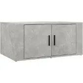 vidaXL Salontafel 80x50x36 cm bewerkt hout betongrijs