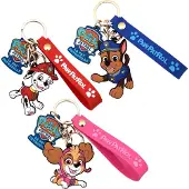 Take Care Paw Patrol Silicoon Sleutelhanger Set Van 3