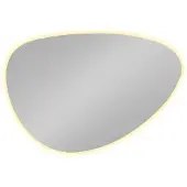 Ben Organic organische spiegel met LED verlichting en anti-condens 80x50cm