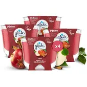 Glade Vegan Geurkaars - Cosy Apple & Cinnamon - 4 x 224G
