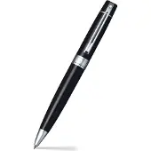 Sheaffer 300 Glanzend Zwarte Balpen met Chroom Afwerking