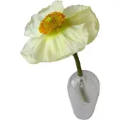 Mimou Liv Vaas Wit - Vazen Mondgeblazen Glas White - G09