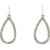 Behave - Oorhangers druppel steentjes - Elegant avondaccent - 4,2 cm