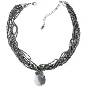 Behave - Ketting met fijne kraaltjes en hanger - Romantische boho-look