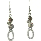 Behave - Oorhangers dames - Bruin vintage stijl - Voor chique avondlook