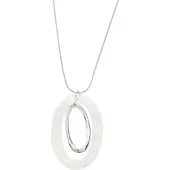 Behave Klassieke ketting met schelpen hanger