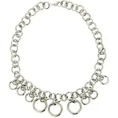 Behave - Zilverkleurige ketting - Statement accessoire - Lange damesketting