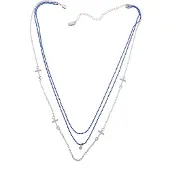 Behave Korte ketting 3rijen kruis