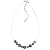 Behave ketting - Facet geslepen kralen met ronde kraaltjes - Nikkelvrij - Modeaccessoires