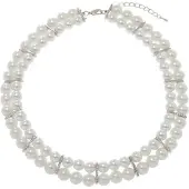 Behave - Parelketting met Steentjes - Twee Banen - Elegante Look