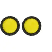 Behave - Oorstekers - Rond 1,3 cm - Geel
