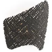 Kartell Design wandlamp Tea Applique, zwart, Woon-/ Eetkamer, Kunststof, Design, Wandlamp design