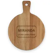 Yoursurprise Borrelplank graveren - Teak - S
