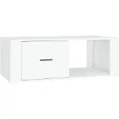 vidaXL Salontafel 100x50,5x35 cm bewerkt hout wit
