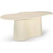 Giga Meubel Eettafel Jessie Organisch Beige 220cm