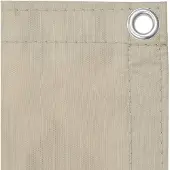 The Living Store Living Store Balkonscherm, beige, 90x500 cm, gemaakt van Oxford-stof