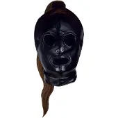 Ouch! Masker met Bruine paardenstaart