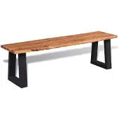 vidaXL Bankje 145 cm massief acaciahout