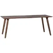 Giga Meubel Eettafel Oslo Mangohout Walnoot 200cm