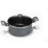 Moneta - Eden Kookpan Hoog ø 22 cm - Gerecycled Aluminium - Zwart