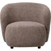 Ptmd Aphrodite Taupe Fauteuil Legacy 3 Mink Fabric (Taupe, 88x75x87cm)