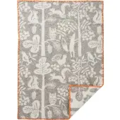 Klippan Yllefabrik Tree Climbers Plaid 65x90 Cm Grijs - Plaids & dekens Lamswol Grey - 246102
