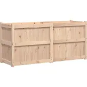 vidaXL Plantenbak 150x50x70 cm massief grenenhout