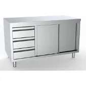 CombiSteel 700 WERKTAFEL SCHUIFDEUREN LADEN LINKS 1600 | 7333.0250 |