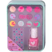 Canenco beauty oogschaduw en nagellak blikje paars