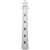 Clayre & Eef Vloerlamp vuurtoren 23x23x140 cm hout