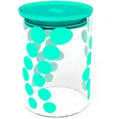 Zak!Designs - Dot Dot Voorraadpot 900 ml - Glas - Blauw