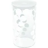 Zak!Designs - Dot Dot Voorraadpot 1,1 liter - Glas - Wit