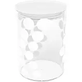 Zak!Designs - Dot Dot Voorraadpot 900 ml - Glas - Wit