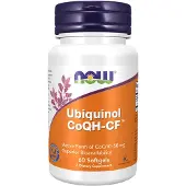 Now Ubiquinol CoQH-CF (60 Softgels) - antioxidanten, co-enzym-q10 - co-enzym-q10