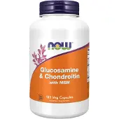 Now Glucosamine & Chondroïtine met MSM (180 Capsules)